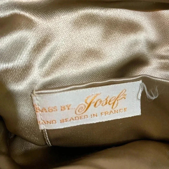 Vintage mash amber brown handle bag - Picture 7 of 9